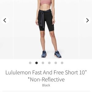 lululemon athletica Black High-Rise Bike Shorts